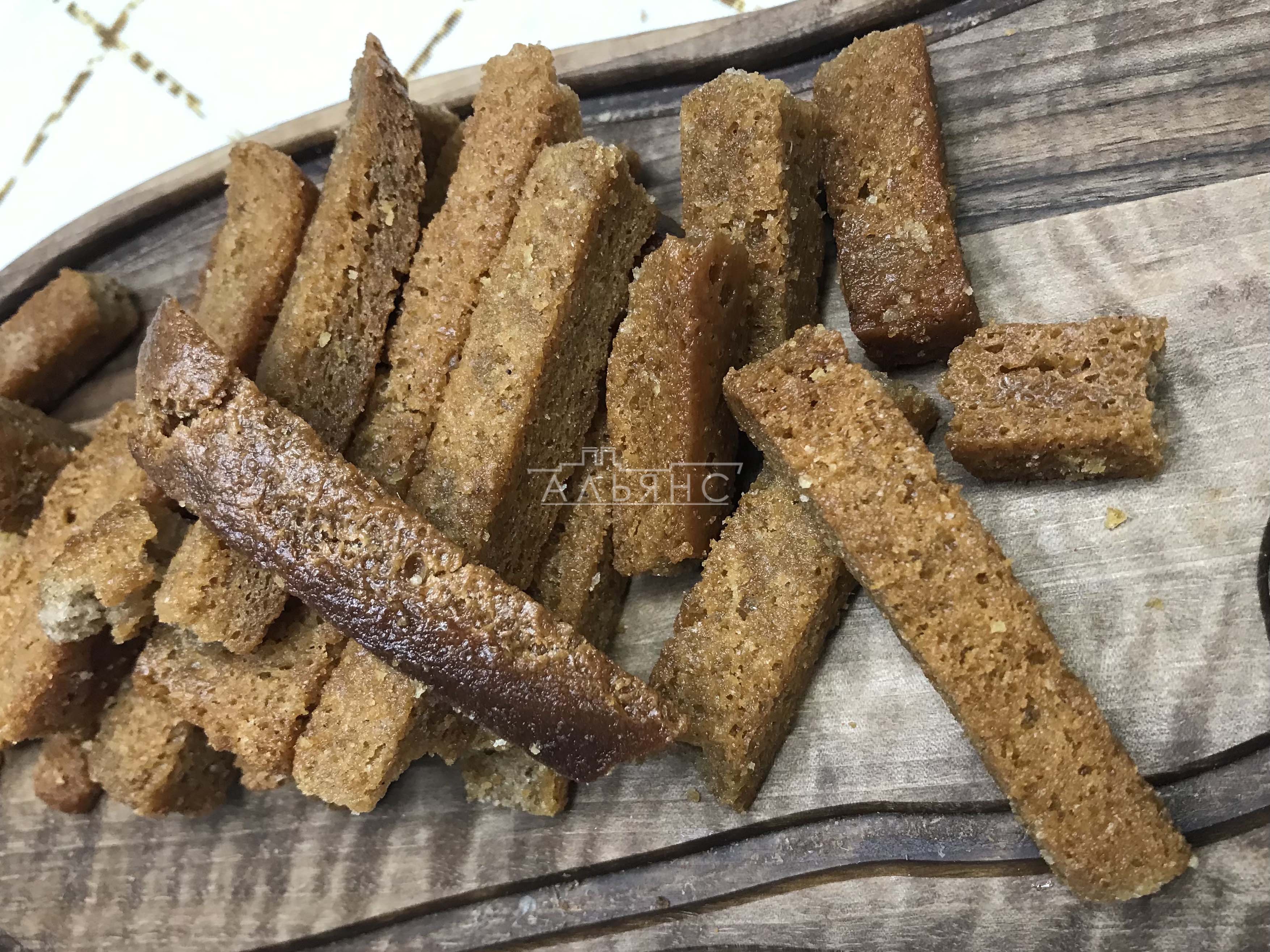 Деревенские гренки с чесноком в Орле
