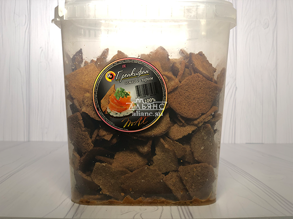 Ржаные гренки с семгой и сыром в Орле