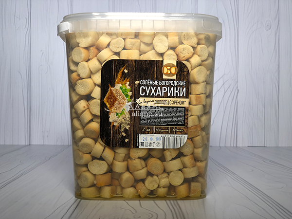 Сухарики с холодцом и хреном в Орле