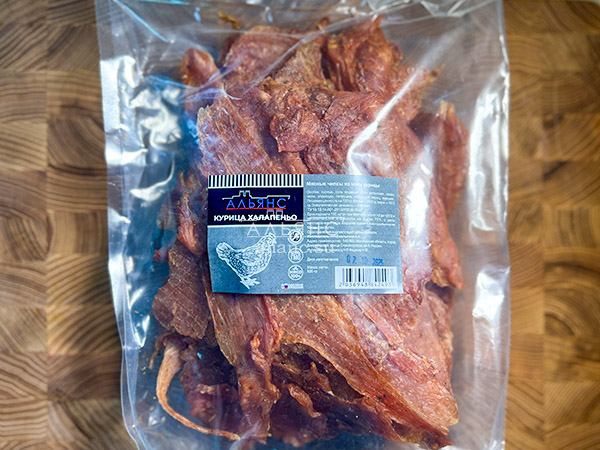 Мясо (АЛЬЯНС) вяленое курица 500гр "С халапеньо" в Орле