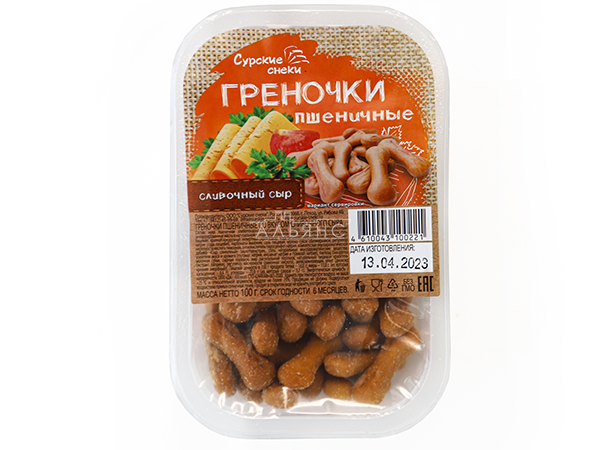 Сурские (ПШЕНИЧНЫЕ) Сливочный сыр (100 гр) в Орле