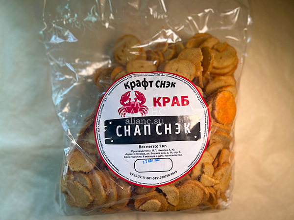 Снапсы ПШЕНИЧНЫЕ "Краб" в Орле