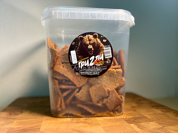 Ведро Ржаные гренки со вкусом Крылышки Барбекю (1 кг) в Орле