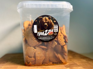 Диспенсеры для снеков: Ведро Ржаные гренки со вкусом Салями (1 кг)