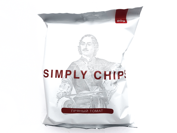Картофельные чипсы "Simple chips" Пряный томат 80 гр. в Орле